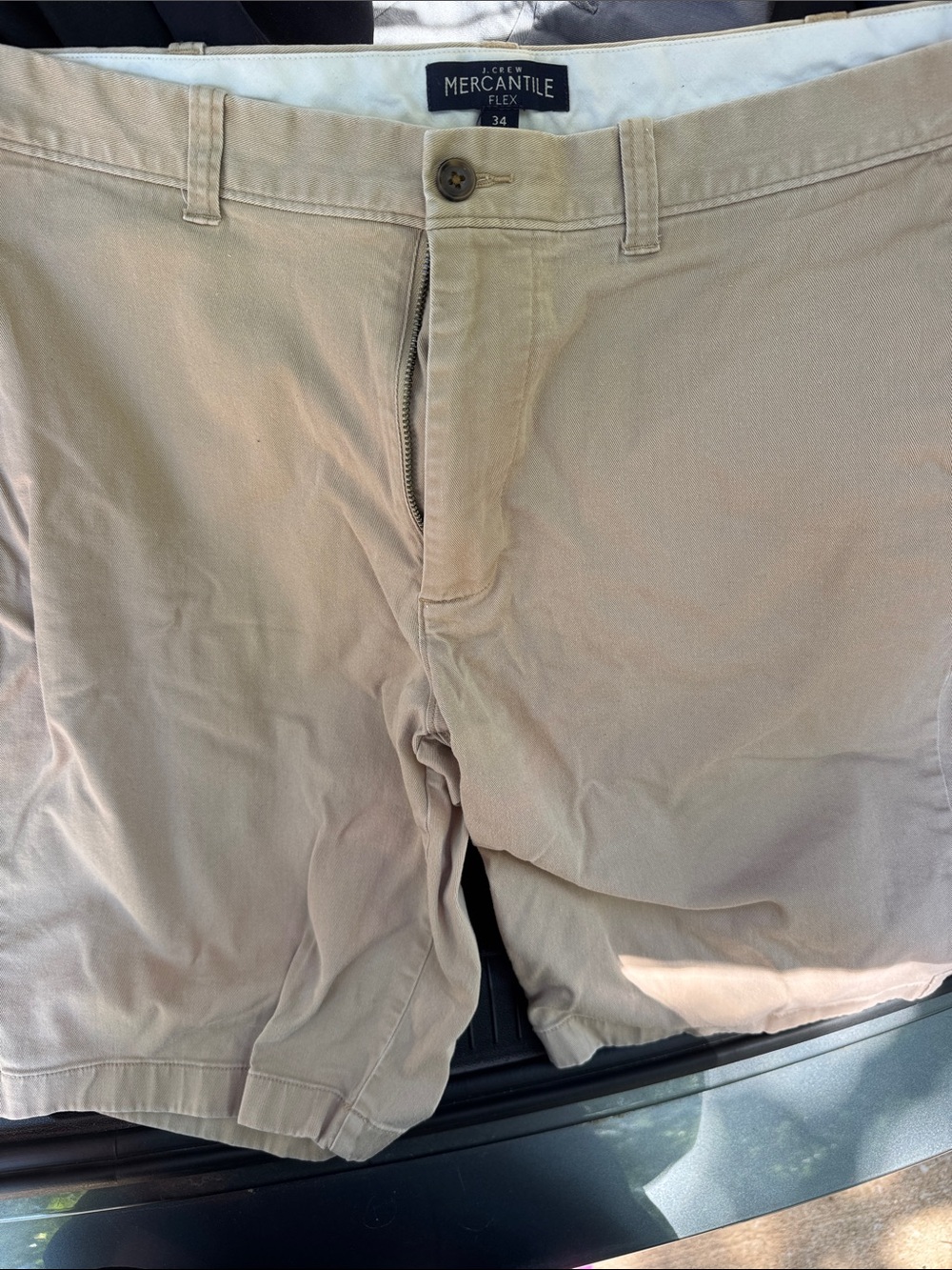 Men's Beige Flex Shorts